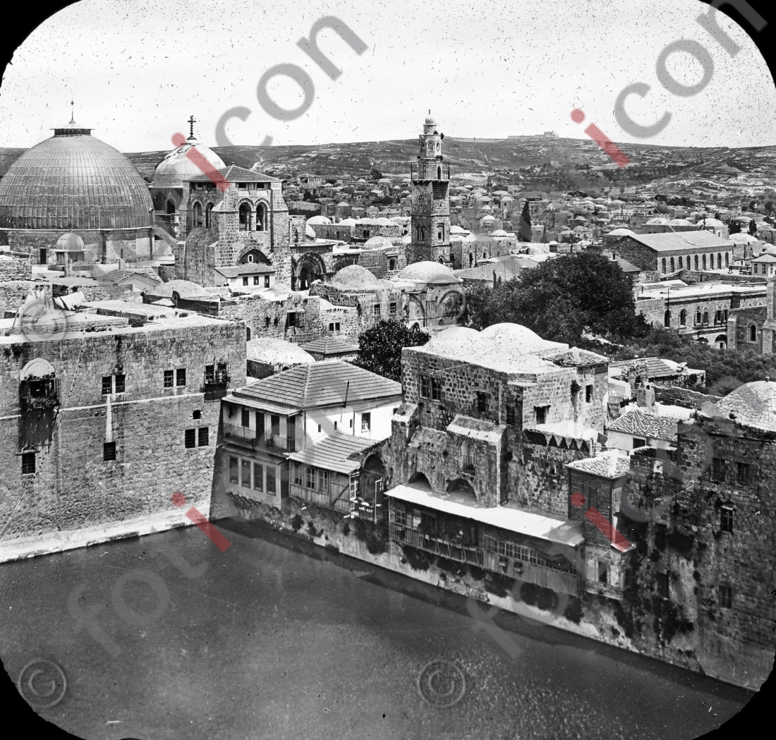 Birket Hammam el-Batrak | Birket Hammam el-Batrak - Foto foticon-simon-149a-034-sw.jpg | foticon.de - Bilddatenbank für Motive aus Geschichte und Kultur